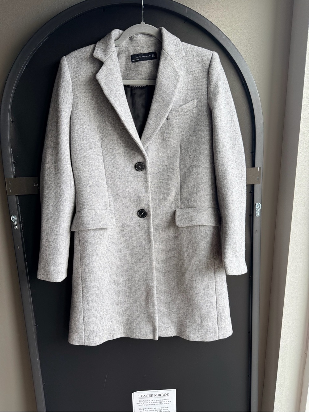 Zara Light Gray Coat